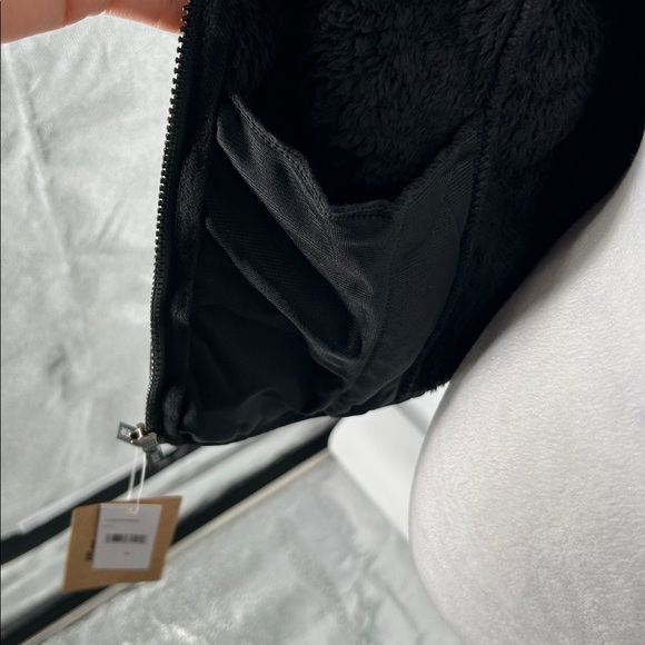 Eddie Bauer Kids Black Sherpa Fleece Hoodie Full Zip Jacket Size Medium - Picture 9 of 9